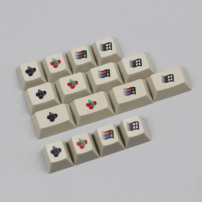 Kbdfans Новое поступление Enjoypbt Win95 логотип/с логотипом вишни краситель sub keycaps