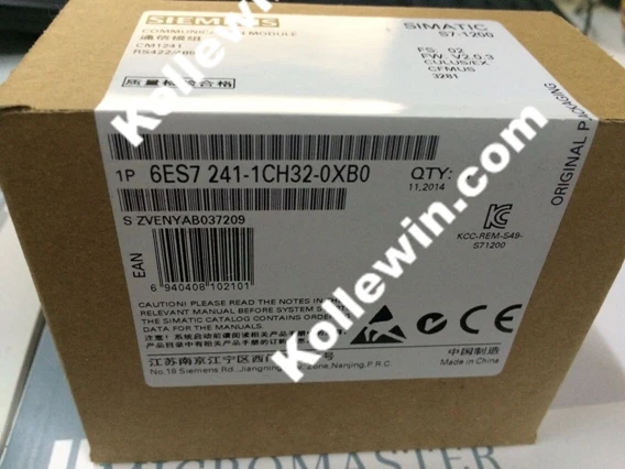 

Freeship Original SIMATIC S7-1200 Communication Module 6ES7241-1CH32-0XB0 CM1241 RS422/485, 6ES7 241-1CH32-0XB0 6ES72411CH320XB0