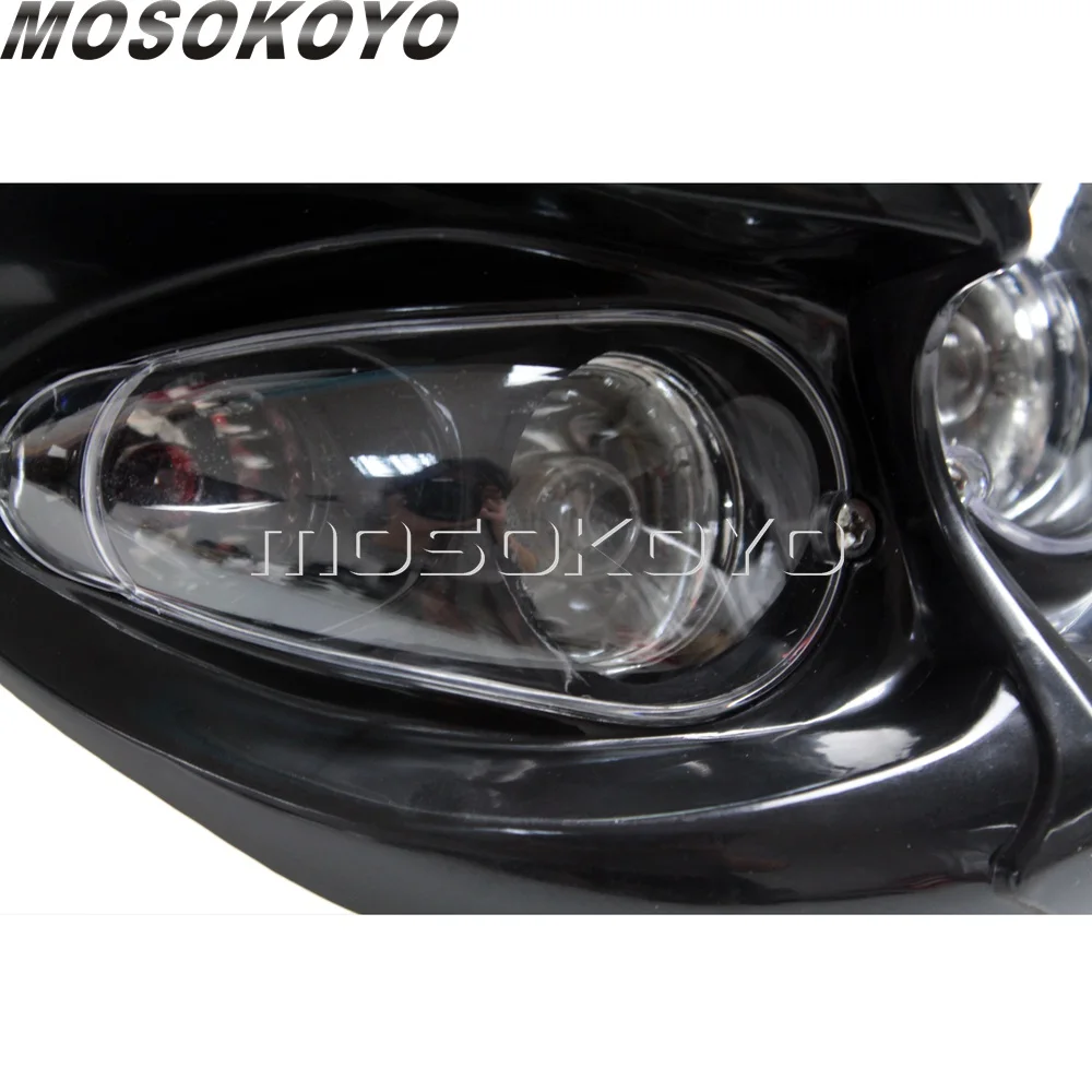 18 Вт фара обтекатель для внедорожного мотоцикла передние фары эндуро Honda Yamaha CBR600
