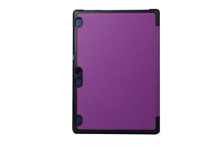 Purple 3 в 1 Смарт из искусственной кожи подставка чехол Обложка для lenovo Tab 2 A10-70 A10-70F A10-70L A10 70 A10-30 x30 x30f A10-70C планшеты+ пленка+ ручка - Цвет: Purple