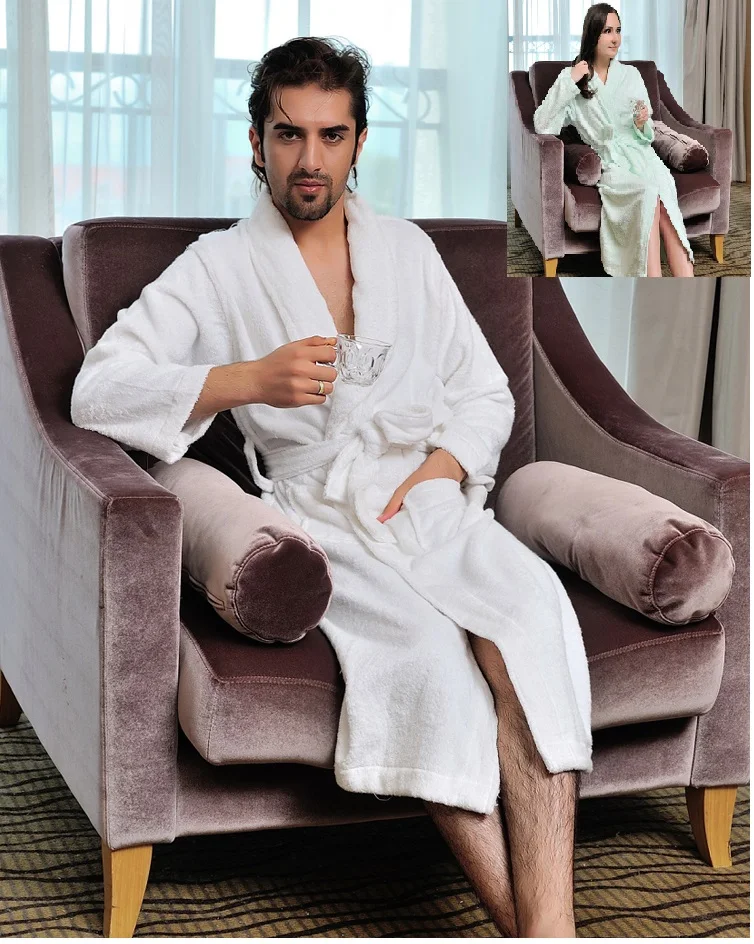 Новый весна-лето 2016 бамбуковое волокно материал обычный цвет банный халат с