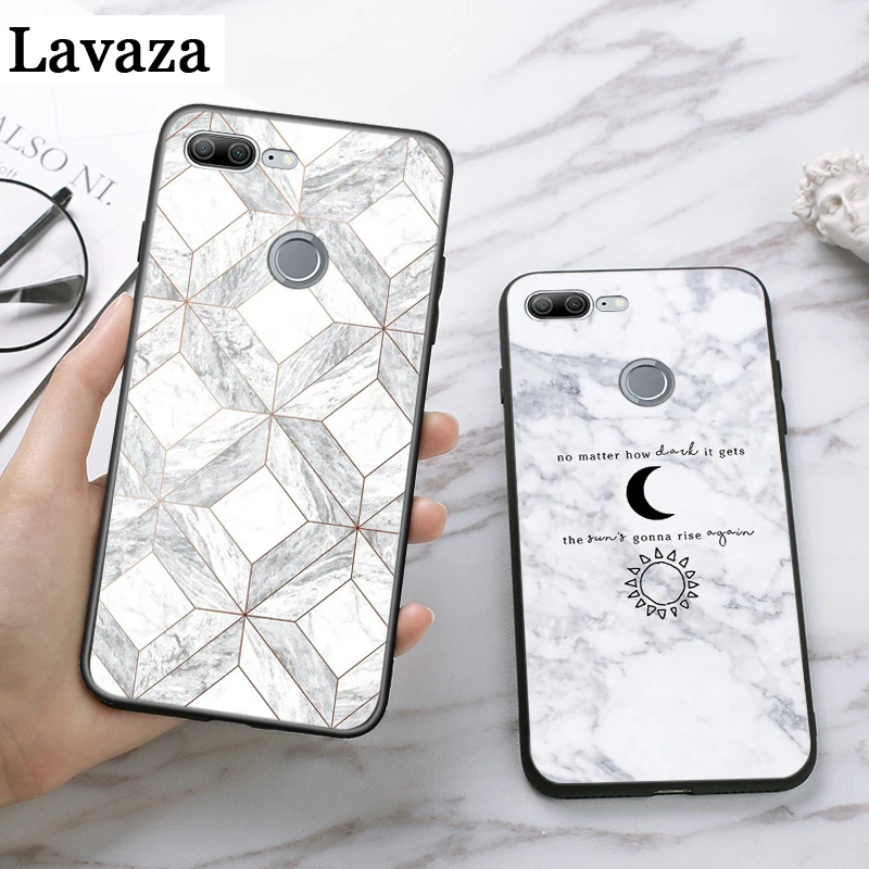 Marble rose triangle Silicone Case for Huawei P8 Lite 2015 2017 P9 2016 Mimi P10 P20 Pro P Smart Z 2019 P30 | Мобильные телефоны и