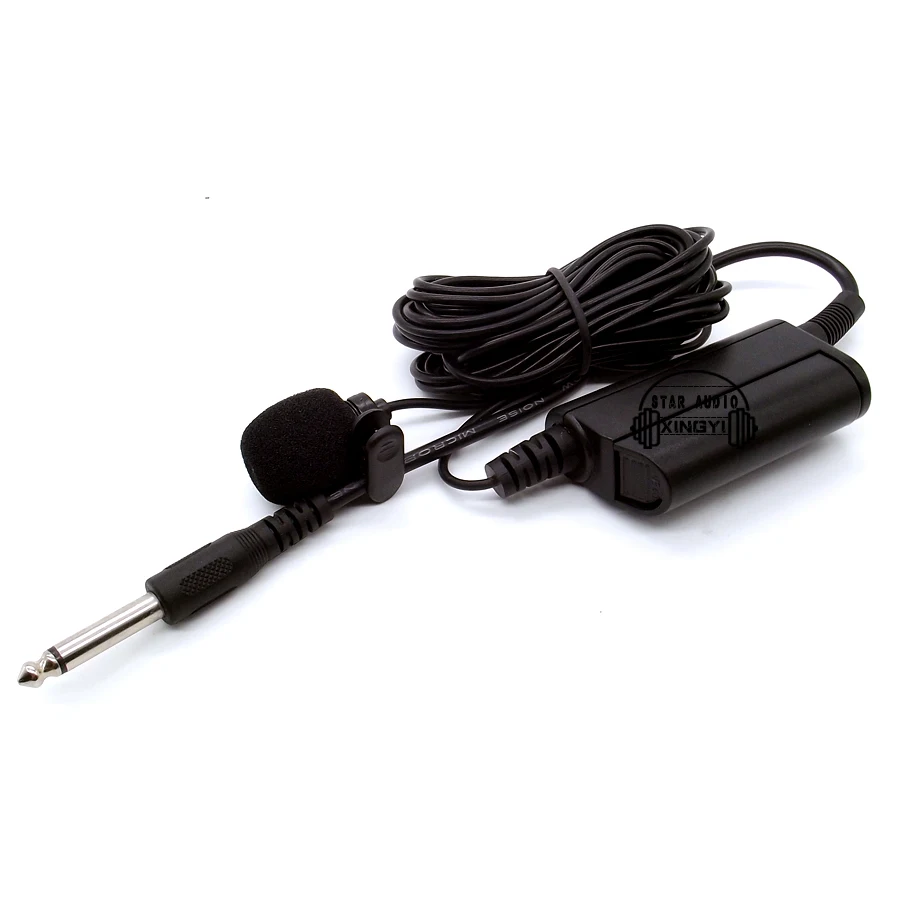Профессиональный микрофон Lavalier конденсатор отворот зажим для галстука Микрофон