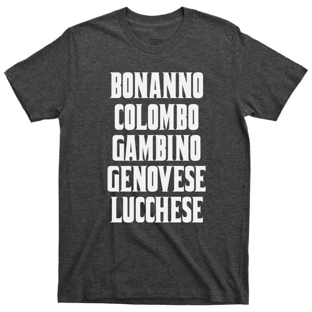 Нью Йорк пять семей мафиозная мафия гангстер документальный фильм футболка Homme