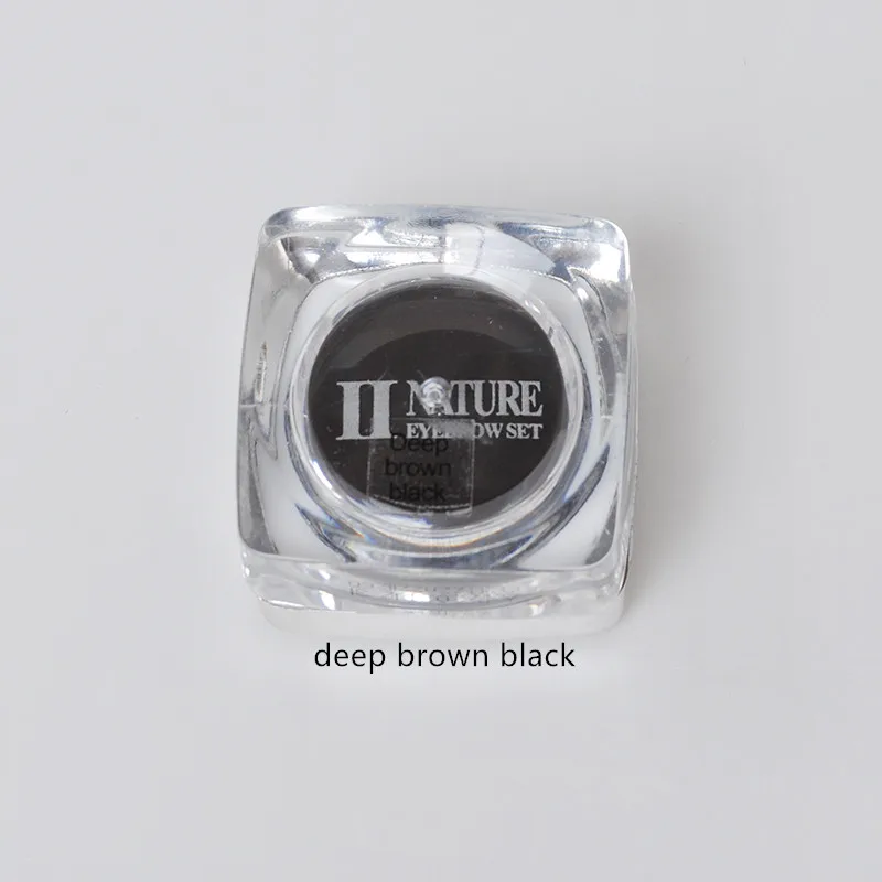 Татуаж бровей губ Макияж смешанные цвета чернила 2 шт. темно коричневый черный PCD