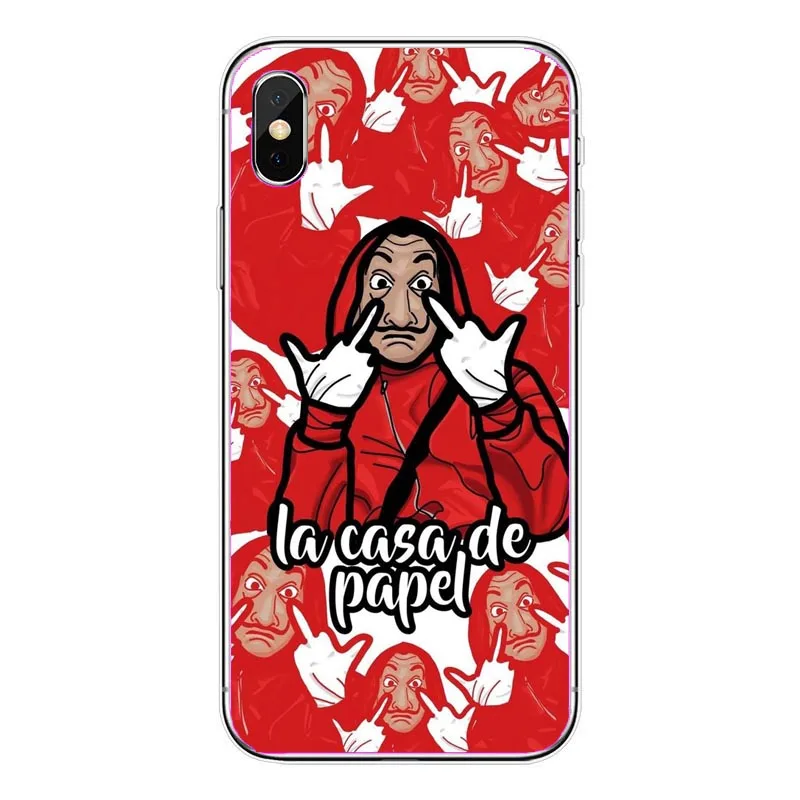 Чехол для телефона с испанским TV La Casa de papel из поликарбоната чехол iPhone 6 SPlus 7 7Plus 8Plus