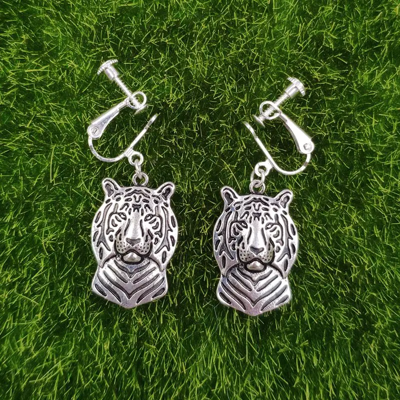 Звериного уха клип без дырочек для ушей серьги Сфинкс сиамские Бенгалии Рысь