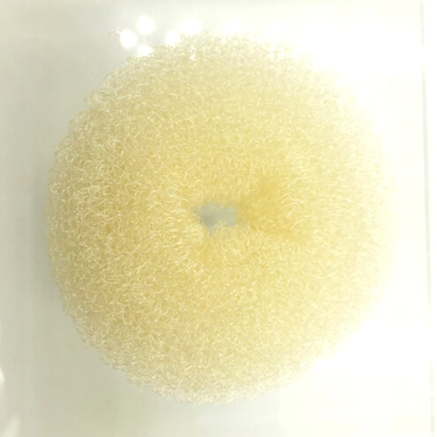 1 шт. пластина Пончик для волос черная нейлоновая губка повязка на голову