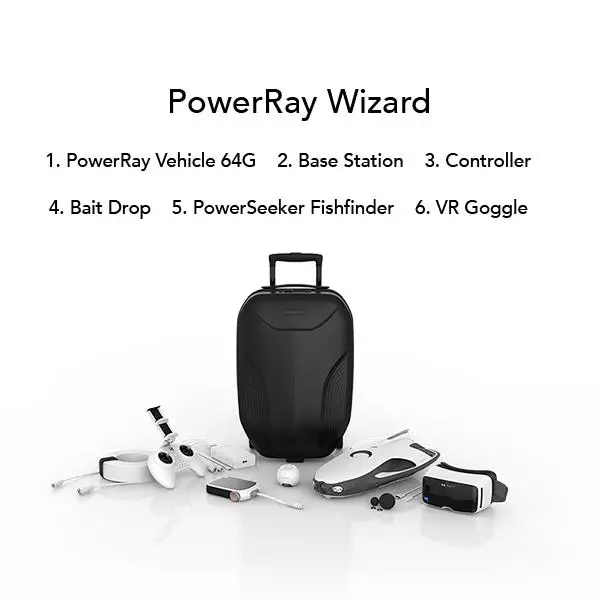 Подводный Дрон PowerVision PowerRay Камера рыболовный Дрон 2 часа работы Rc wizzardwith 4K UHD Дайвинг катание на лодках PK DJI Mavic 2 pro