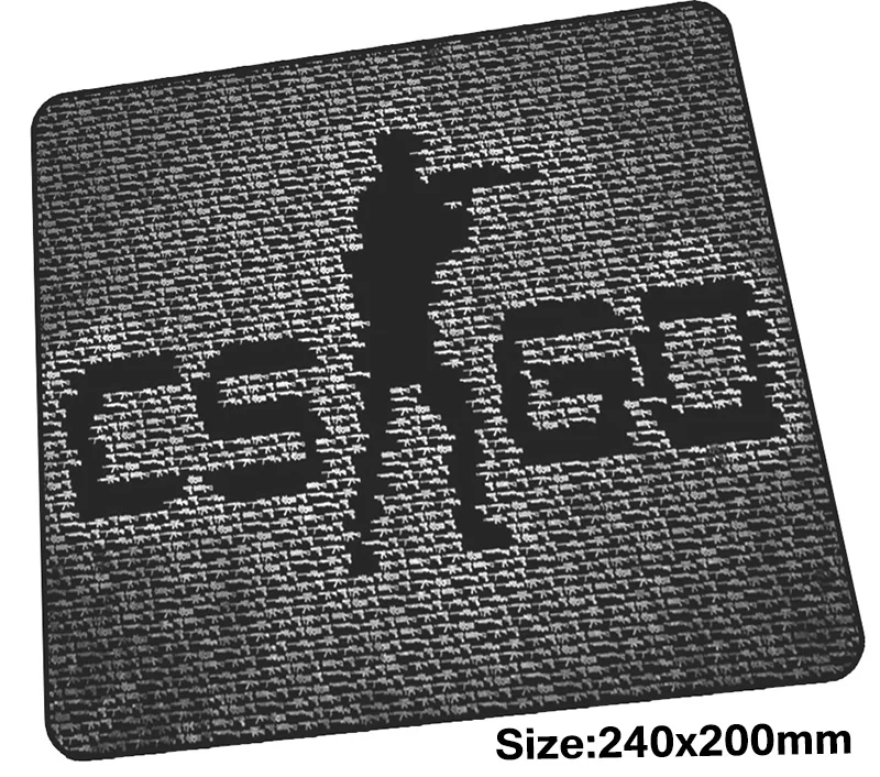 Cs go коврик для мыши геймер 240x200 мм notbook великолепный игровой большой мультяшный ПК
