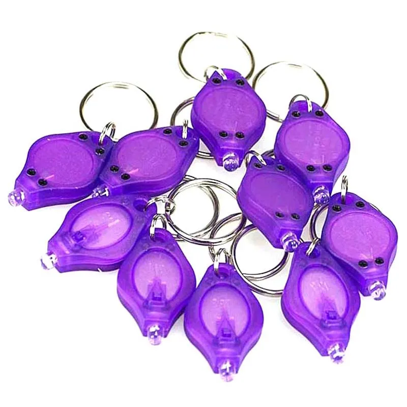 395nm UV LED брелок детектор денег (100 шт./лот)|uv led keychain|uv leduv |