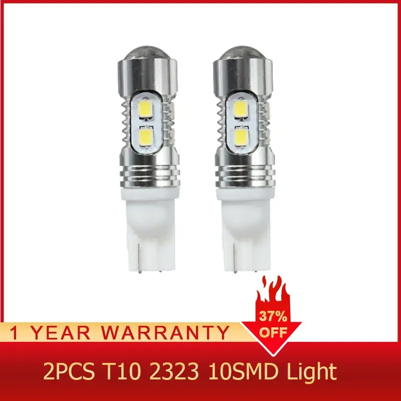 Roadot 2 шт. T10 2323 921 10SMD светодиодный ЛАМПА 10 Вт 1200 люмен проектор обратный резервные
