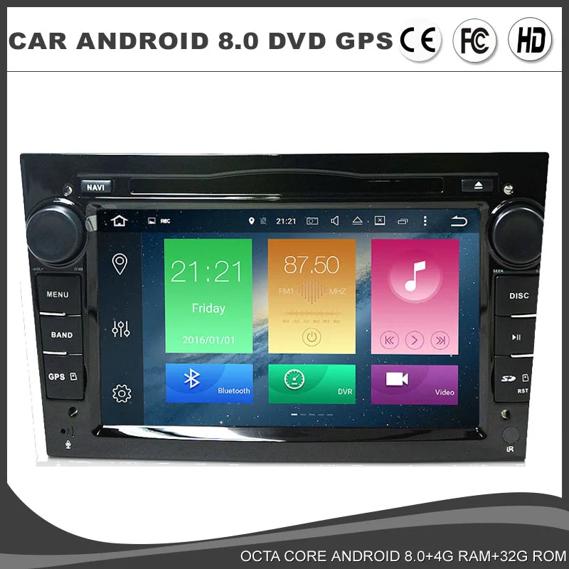 Восьмиядерный Android 8 0 автомобильный DVD GPS плеер для Opel Meriva Antara Zafira Veda Agila Corsa Vectra Astra H