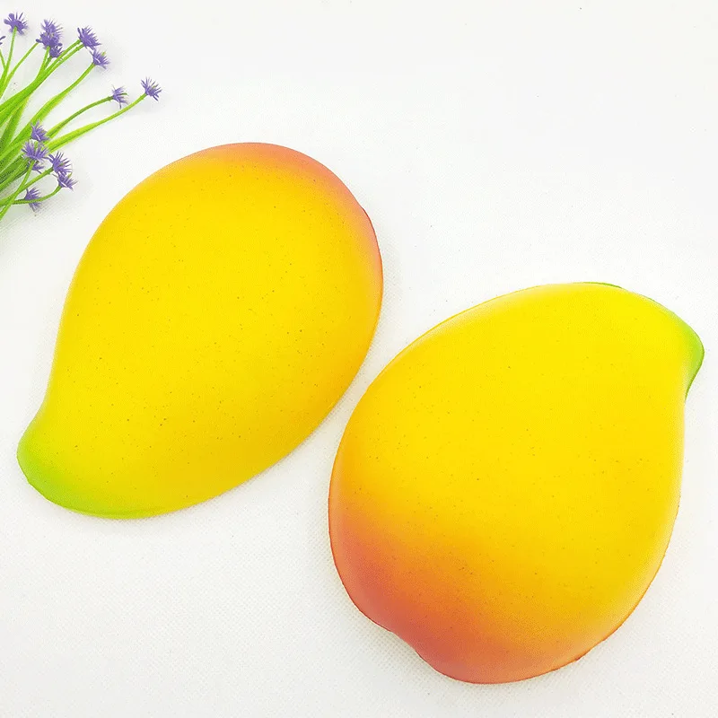Новинка большая сжимаемая игрушка с манго медленно восстанавливающая форму 19 5