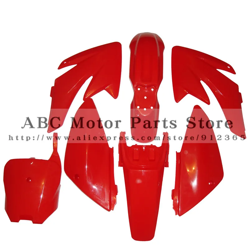 CRF 70 Пластиковые чехлы комплекты обтекателей CRF70 грязеотталкивающий велосипед