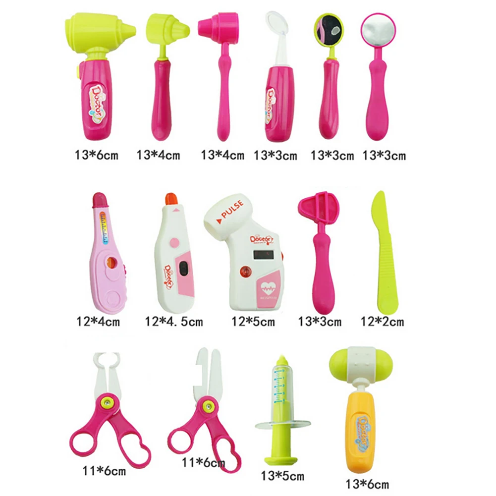 

Kids Role Pretend Play Doctor Toy Medical Playset Kit Stethoscope and Coat Medical Kit Carry case Stethoscope Toys for children