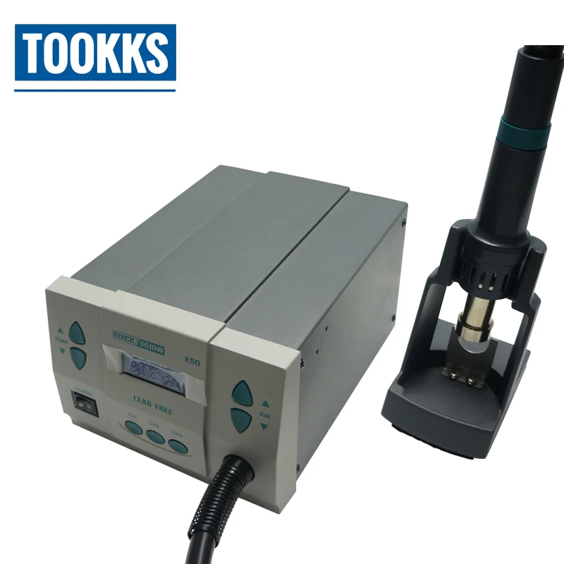 Оригинальная паяльная станция Quick 861DW с горячим воздухом бессвинцовая машина для