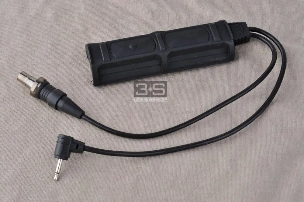 Night Evolution Softair Тактический пульт дистанционного управления на 2-портный Dual Plug Давление переключатель кнопка фонарика для M600 M300 M300V M600V Dbal M720V PEQ15