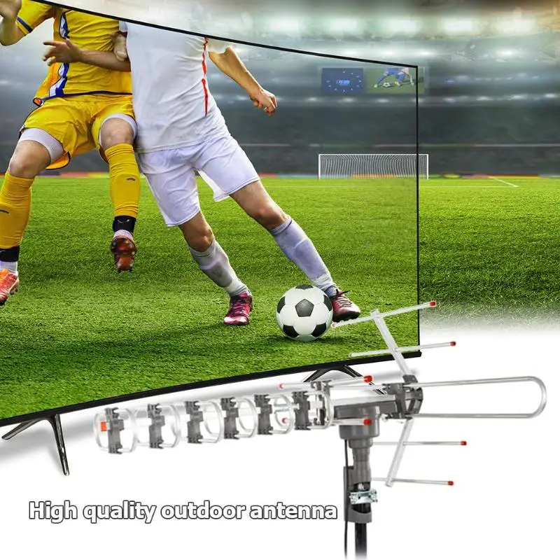 Leadzm TA 101G ТВ антенна вращение на 360 градусов УФ 45 860 МГц 22 38дб VHF1 12/UHF21 69 наружная