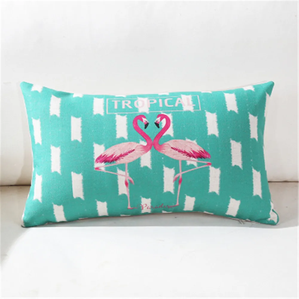 Decorative Throw Pillow Case Green Tropical Pant Palm Leaf Leaves Decoration For Sofa Home Capa De Almofadas 45x45cm | Дом и сад