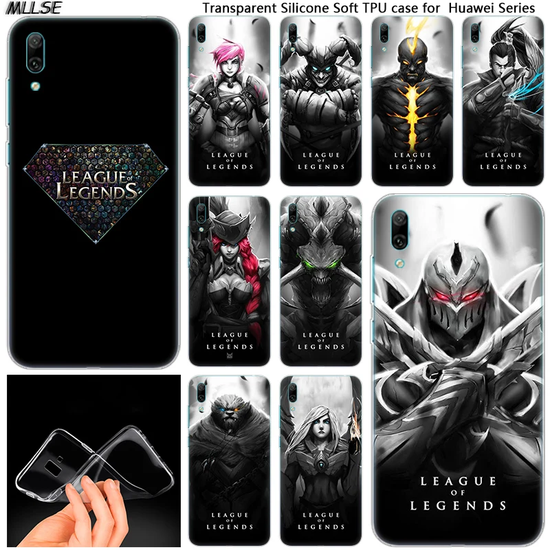 Мягкий силиконовый чехол League of Legend для Huawei Mate 10 20 Lite Pro Enjoy 8 9E Y6 Y5 2017 Y7 Y9 2019 2018 Модный