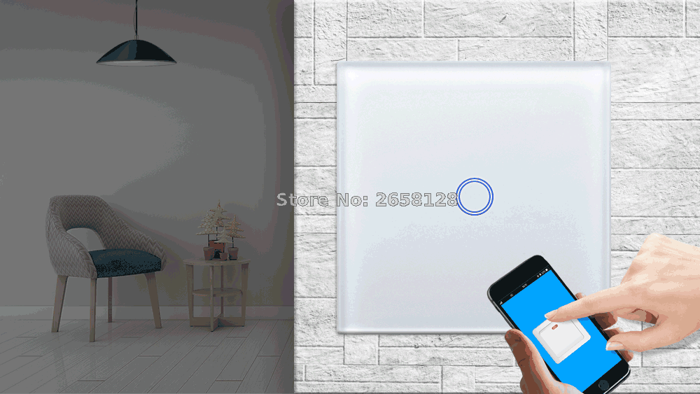 Minitiger wifi переключатель 110 В 220 В светодиодный настенный светильник сенсорный экран переключатель мобильное приложение дистанционное управление работа с Amazon Alexa Google Home