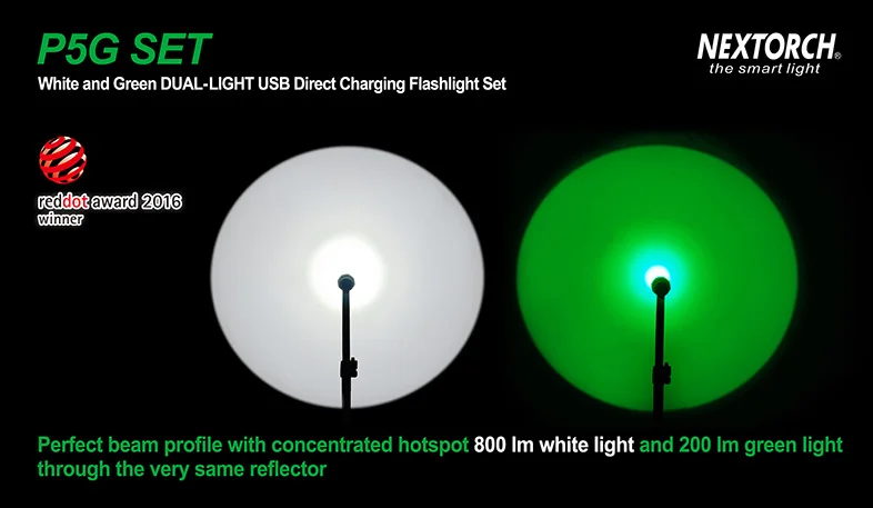 NEXOTRCH P5 Dual-light 800 люмен фонарик с USB подзарядкой 18650 батарея DUO переключатель ручной фонарь для охоты Тактический спасательный