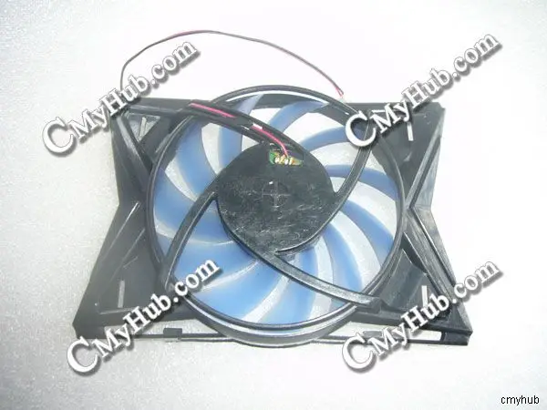 Подлинный для его HD4850 6750 6570 6670 Швейцарский дизайн 114x80 мм DC12V 0.15A 2 провода 2Pin Видео