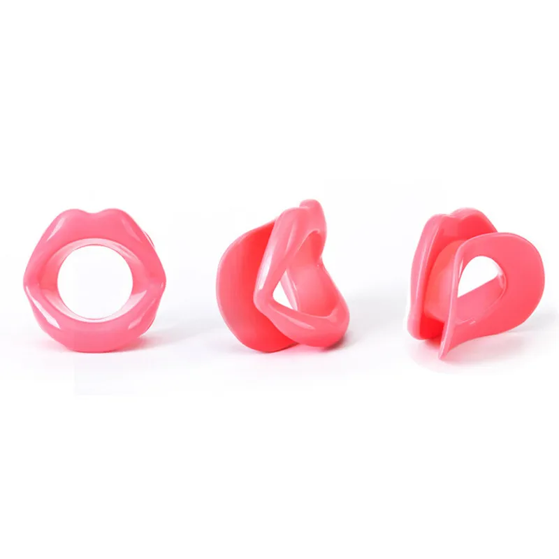 Силиконовый тренажер для большого рта похудения лица и губ инструмент