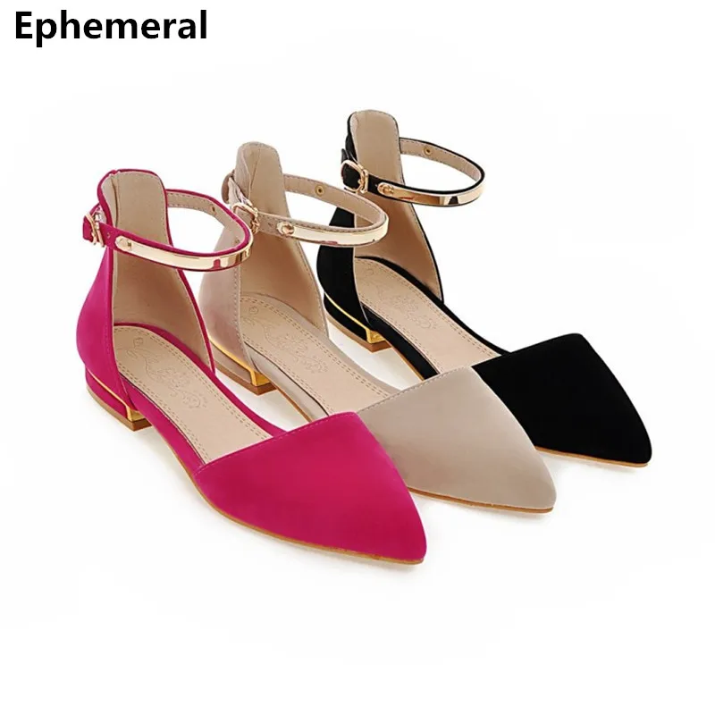 Женская обувь размера плюс (4 16) с цветочным принтом из флока Однотонные блестящие