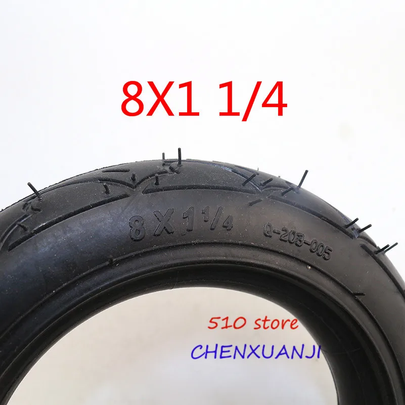 8x1 1/4 tyre for Kickscooter Scooter Size Wheel 8&quot Pneumatic rim with bearing Inflated Tube With Aluminium Alloy Hub | Автомобили и