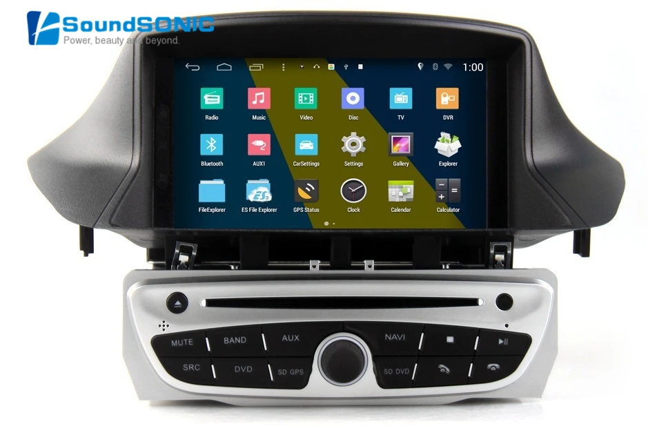 Для Renault Megane 3 III Android 4.4.4 GPS навигации мультимедиа для Fluence android-автомобильный DVD