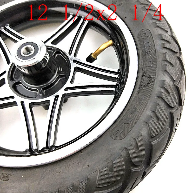 12,5 дюймов tire12 1/2X2 1/4(62-203) диски из сплава подходят для многих газовых электрических скутеров и электровелосипедов, складных электрических велосипедов
