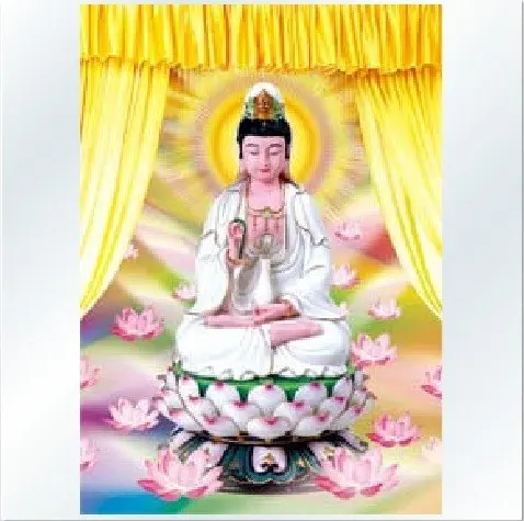 3D Effect Plastic Picture Wall Hanging ---Guan yin |