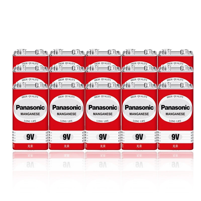 8 Pcs//Lot 100% Original 9v battery Greencell PP3 6F22 6LR61 MN1604 9V Block Heavy Duty Cell Battery | Электроника