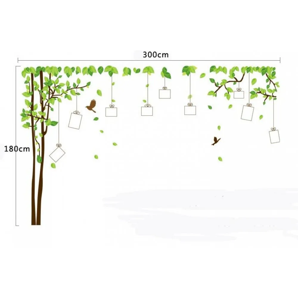 Наклейки на стену в виде оливкового дерева для детской комнаты настенные стикеры