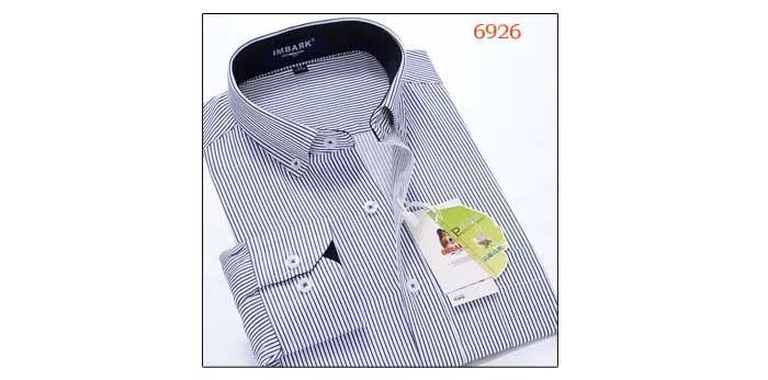 7XL 8XL 9XL 10XL ; сезон весна-осень; Для Мужчин's Бизнес Повседневное рубашка с длинными рукавами Изысканная мода свободный большой Размеры рубашка