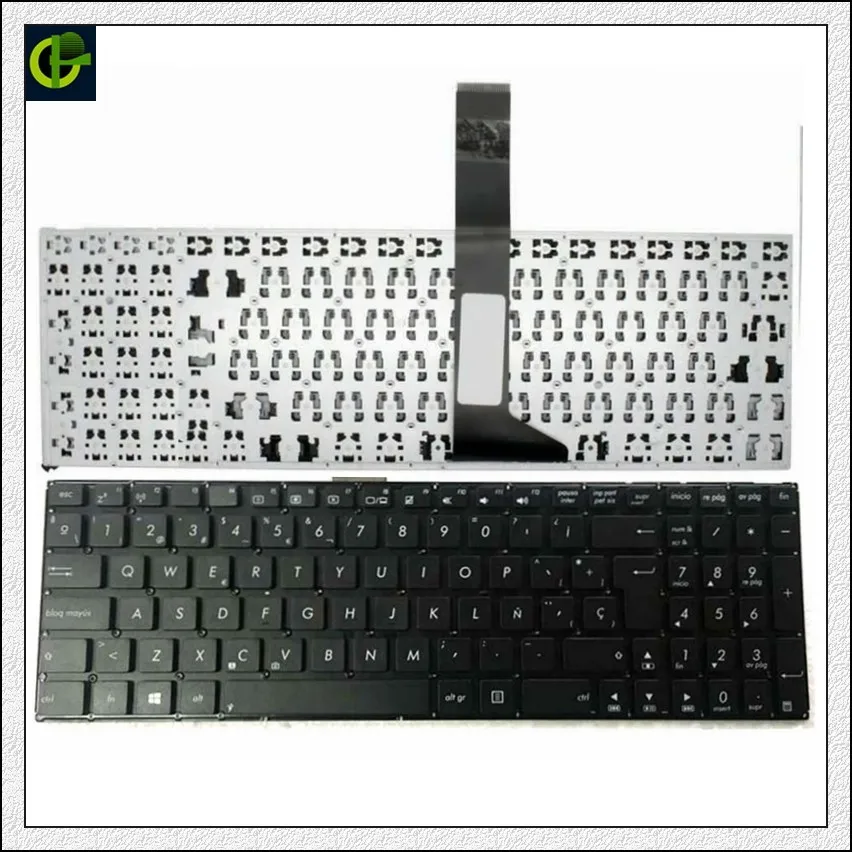 Клавиатура испанская для ASUS P550/P550C/P550CA/P550CC/P550L/P550LA/P550LD/P550LN/D552/D552CL/D552E Черная|spanish