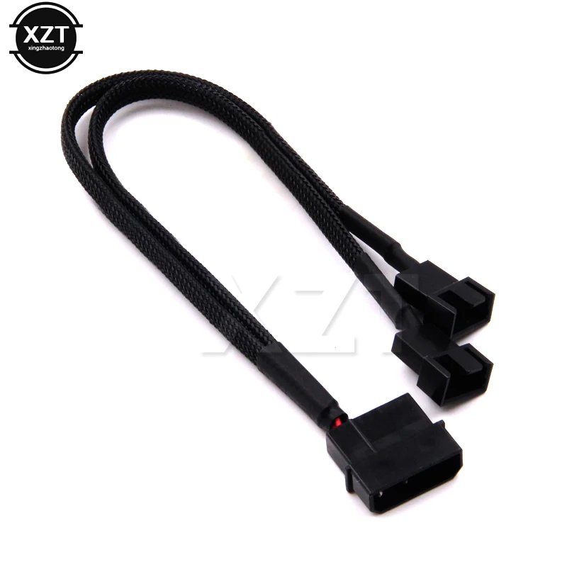 1 шт. Новый 4 контактный IDE Molex 2 портовый 3 контактный/4 охлаждающий вентилятор