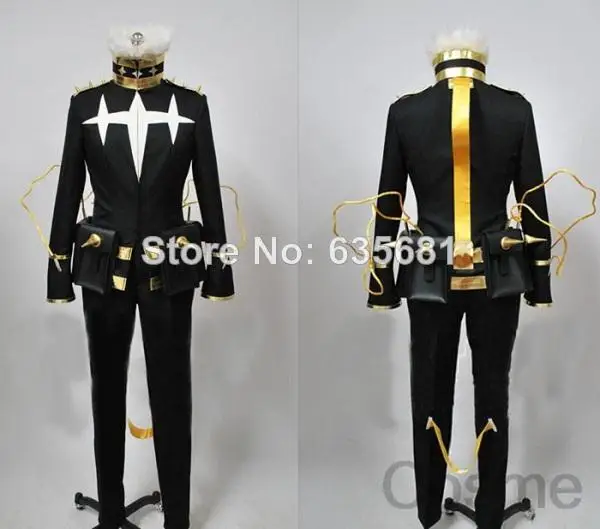 Cos Cosplay KILL la Houka Inumuta косплей костюм набор одежды черная и Золотая форма Ultimate три