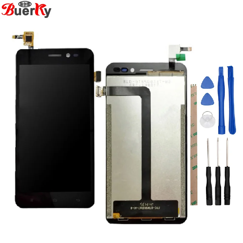 BKparts 5 шт Полный ЖК экран для Explay pulsar дисплей кодирующий преобразователь
