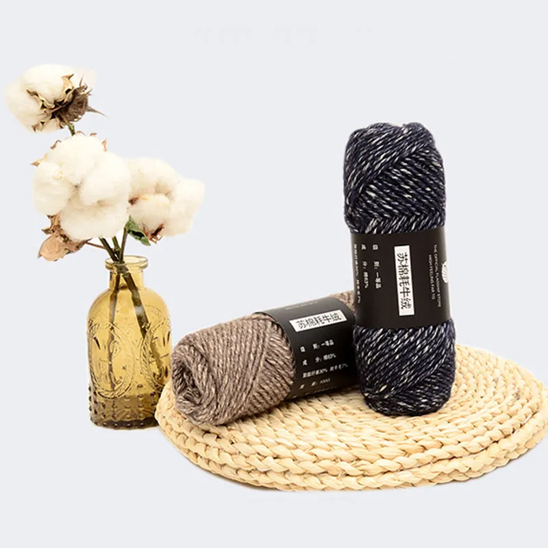 100 г/шар плотная нить Смешанная Мягкая Детская шерстяная пряжа шерсть яка кашемир