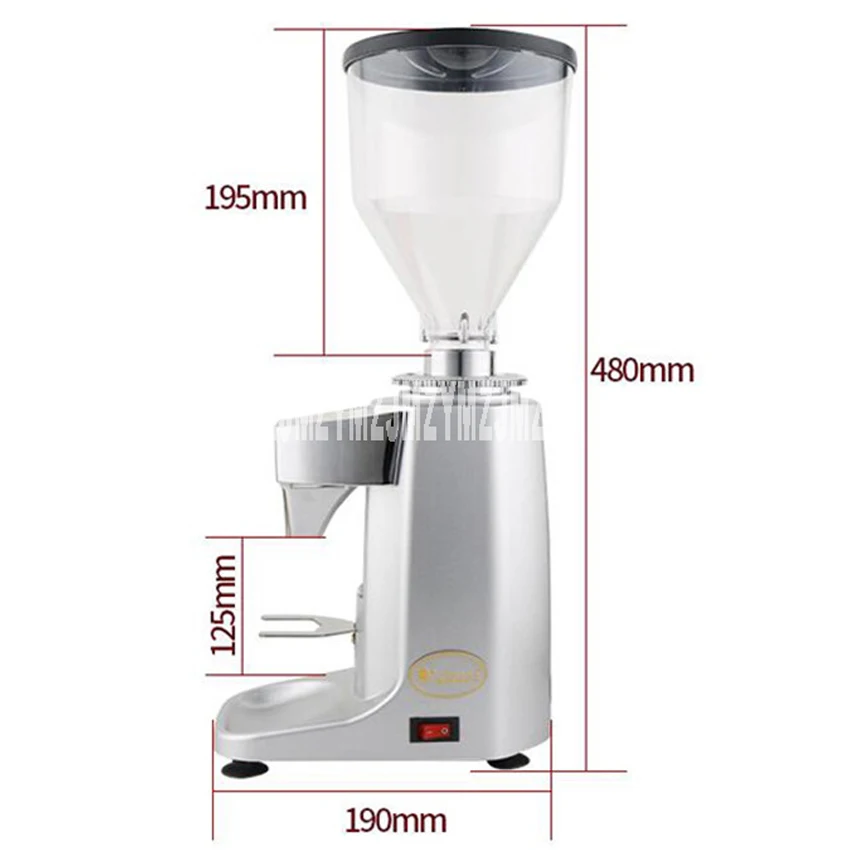 

220V / 250W Commercial Household Electric Electric Control Italian Grinding Machine Coffee Bean Grinding Mill SD-921L