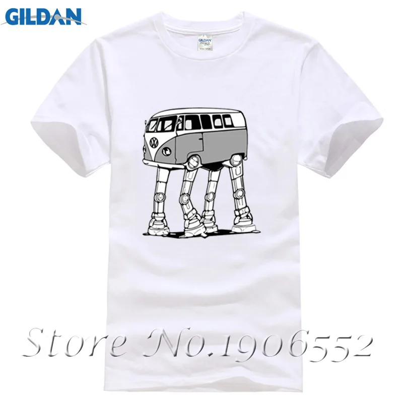 Новое поступление 2017 года Для мужчин футболка VW на Imperial Walker Футболка с принтом