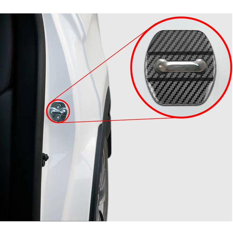 4 шт. автомобильные наклейки из углеродного волокна для Nissan juke qashqai j11 10 x-trail note tiida