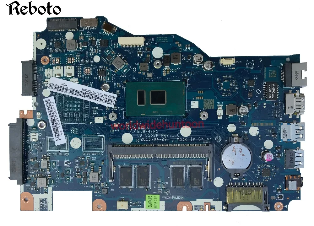 Стильная материнская плата для ноутбука Lenovo IdeaPad 110 15ISK с процессором SR2EU I3 6100U PN