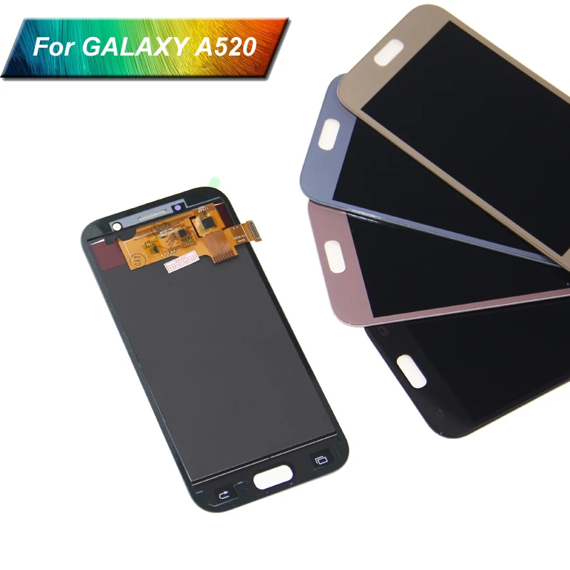 ЖК дисплей для SAMSUNG Galaxy A5 2017 сенсорный экран дигитайзер A520 A520F SM Замена|Сенсорные