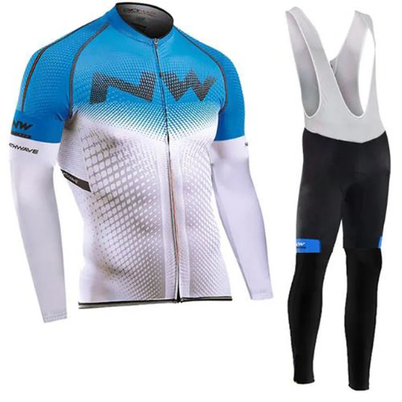 NW NORTHWAVE осенние длинные велосипедные комплекты одежды желтый Майо Ropa Ciclismo Invierno MTB велосипедные майки спортивная одежда для велосипеда