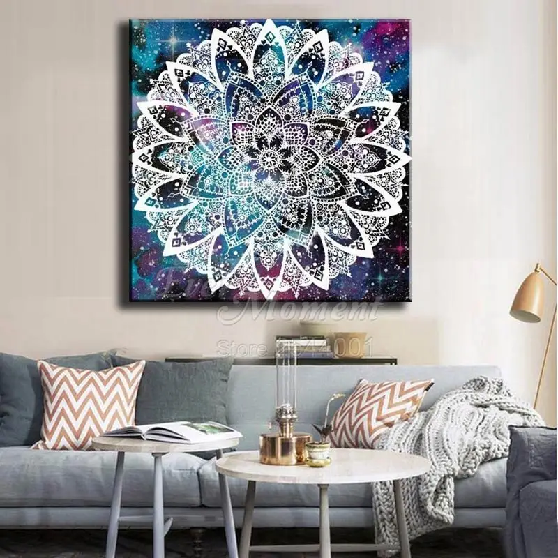 Ever Moment Diamond Painting Home Decoration Picture Of Rhinestone Mandala Full Square Drill Embroidery Mosaic ASF1651 | Дом и сад