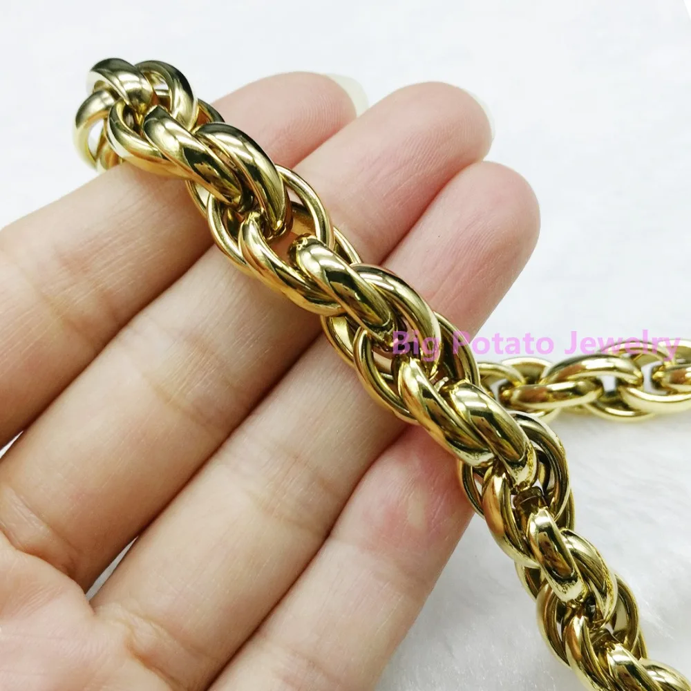 Высококачественный накладной Браслет 7 40 дюймов размер под заказ 316L нержавеющая